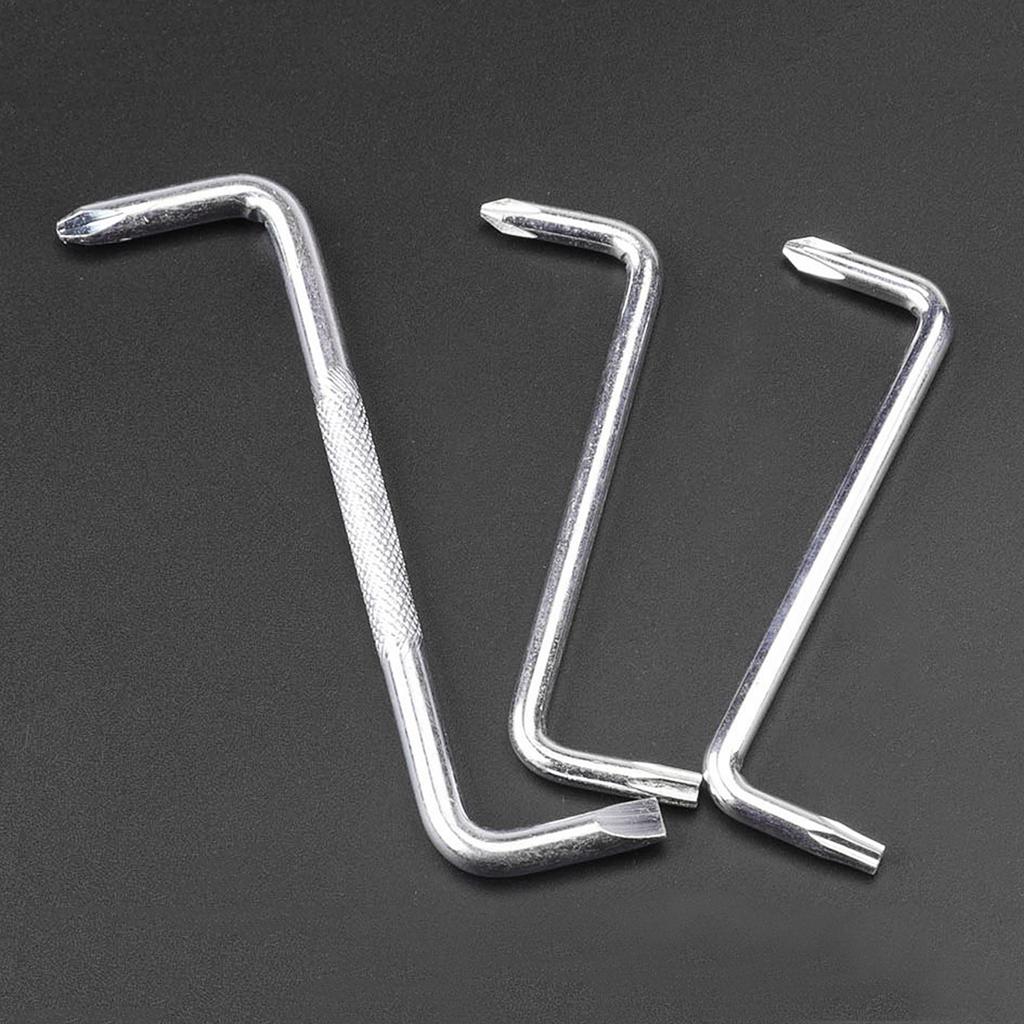 3 Pieces ZType Double Head Offset Screwdriver,ZType Wrench Cross Screwdriver Turn Screwdriver High Hardness