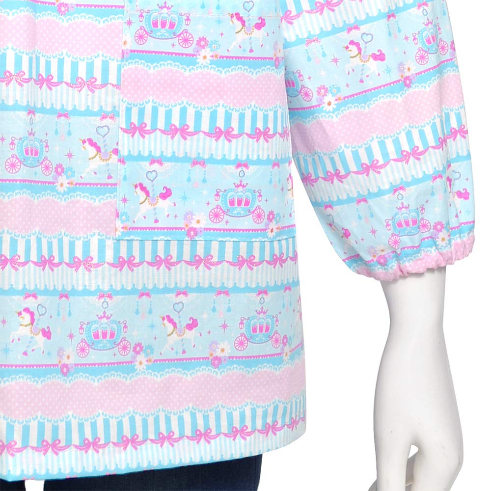 COLORFUL CANDY STYLE Kittel für Kindergarten Lange Spitze Tüll und N1137930 Mädchen, Kinder, Kindergarten, Schule, Ärmel, 140-160cm, Karussell (Licht