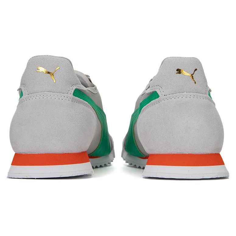 Puma Roma Og Nylon Mesh Synthetic Leather Sports Comfort Low Top Lifestyle Shoes Unisex Sneakers Gray Green Red 362408-36