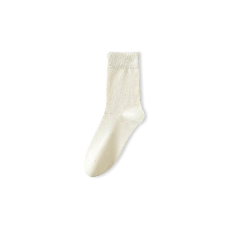 Female Autumn Cotton Sweat-absorbing Deodorant Anti Pilling Boneless Tube Socks