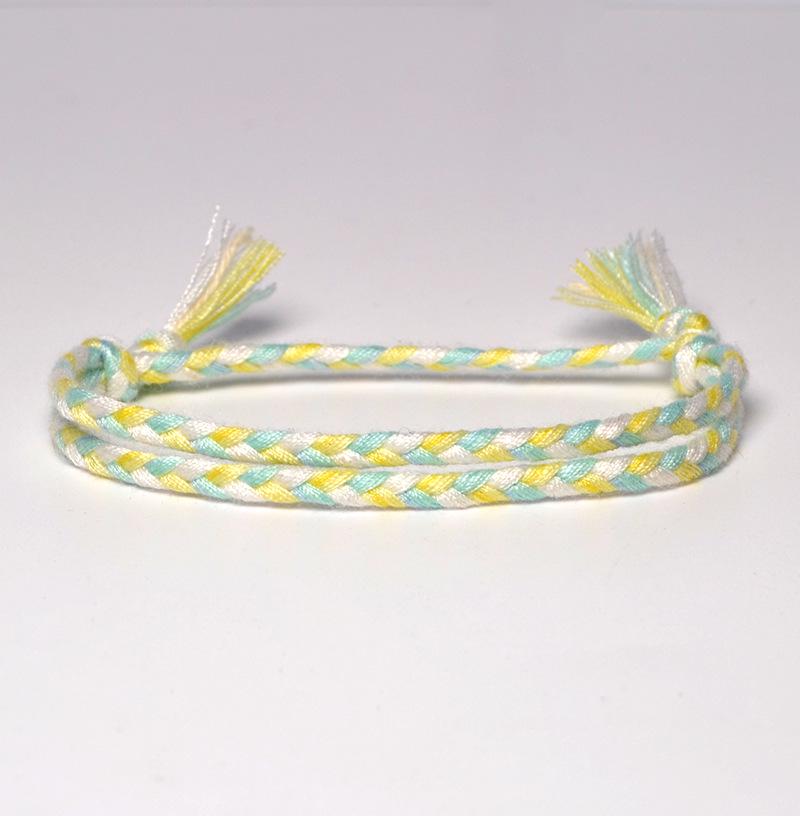 AKK Combed Cotton-Linen Handwoven Bracelet – Versatile, Comfortable, Stylish for Couples and Students