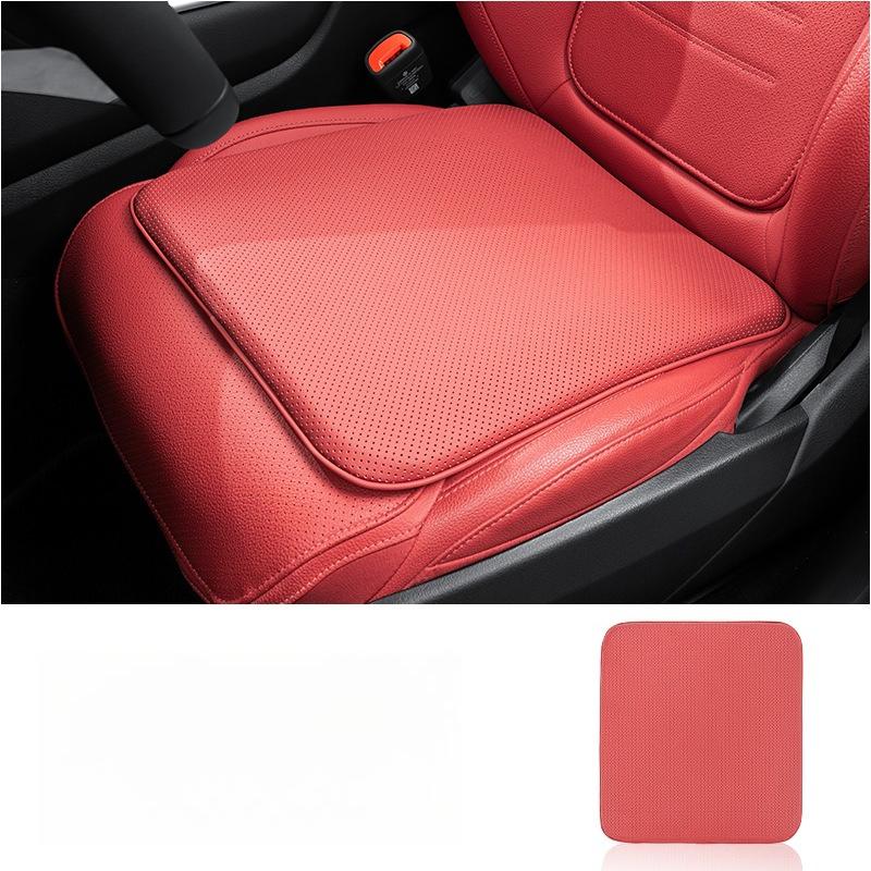 Universal Nappa Leather Car Seat Cushion Anti Slip Pad Breathable Ventilated Dirt Resistant Car Seat Cushion Seat Accessories