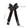 Steampunk Gear Bowknot Hair Clip for Female LolitaStyle Black Ribbon Hairclip Girl Hairstyle Accessories Costume Hairpin