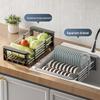 Expandable Stainless Steel Kitchen Sink Drainer Rack