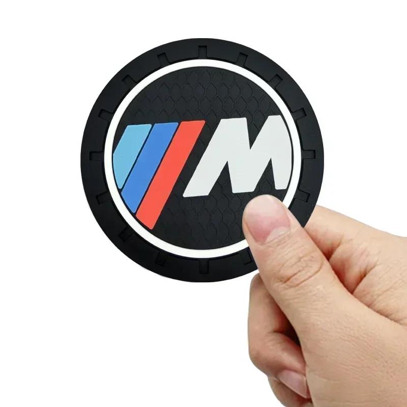 

2025 Car For BMW Car Anti Slip Coaster Anti-noise Water Cup Pad Cushion Car Accessories For BMW E46 E39 E90 E60 E36 F30 F10 E34
