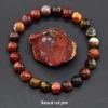Jingde Jewelry Natural Agate Bracelet: Single-Loop Crystal Stone for Men and Women