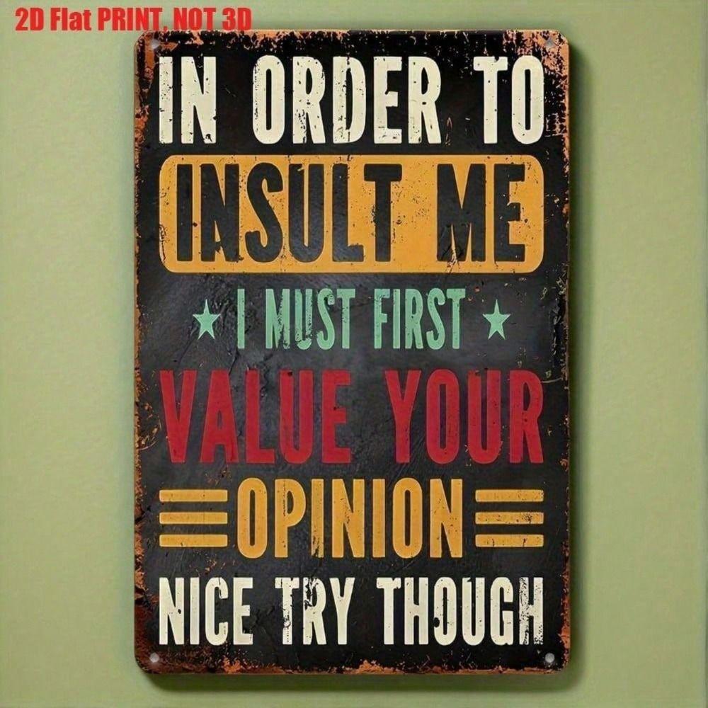 Vintage Metal Poster Wall Art 2D Retro Garage Decor