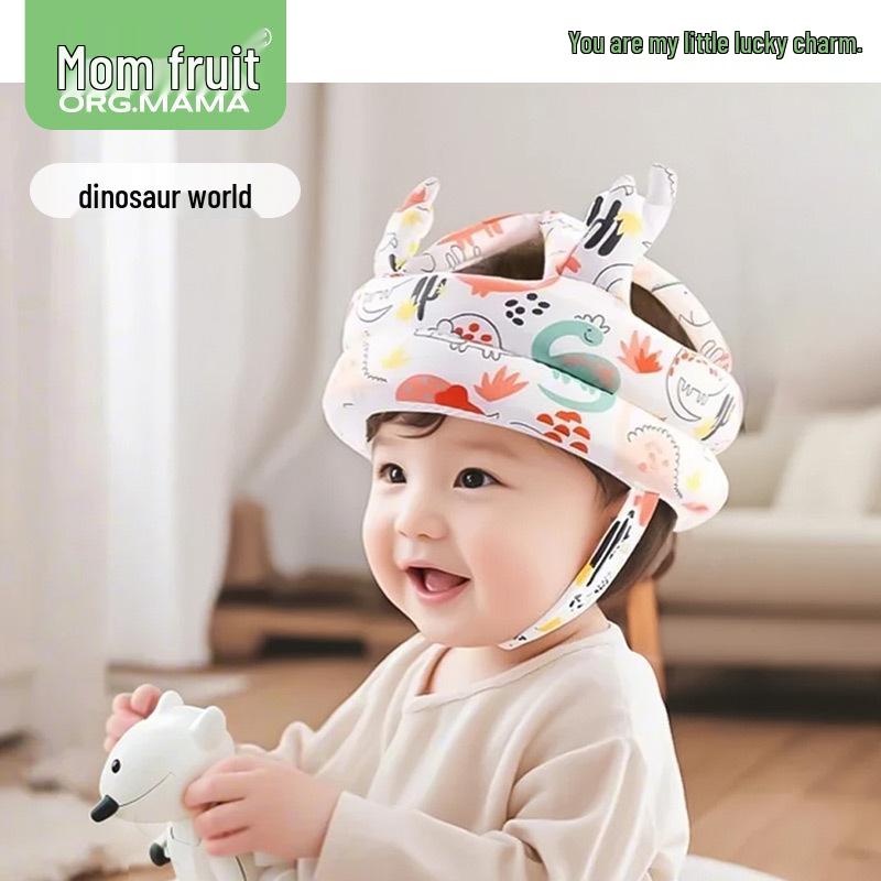 Baby Anti-Fall Head Protection Hat: Toddler Walking Safety Cushion, Breathable Summer Design.
