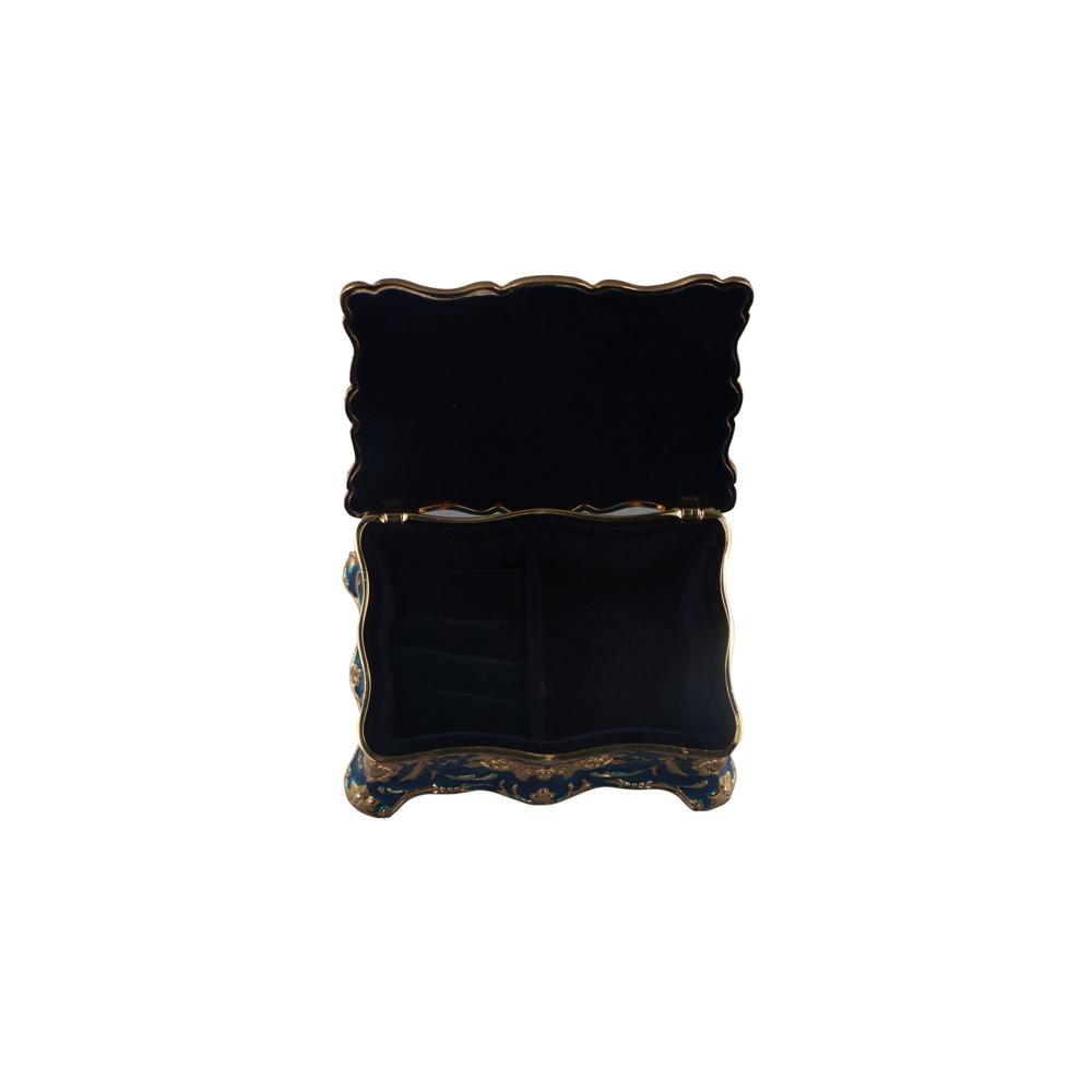 Metal High-end Necklace Ring Vintage Cosmetic Container Jewelry Box Storage Box Trinket Organizer