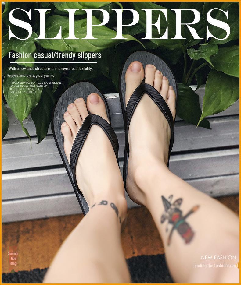 Erkek Yaz Kaymaz Koku Giderici Parmak Arası Terlikler, Dış Mekan Yumuşak Tabanlı Spor ve Boş Zaman Plaj Sandaletleri.