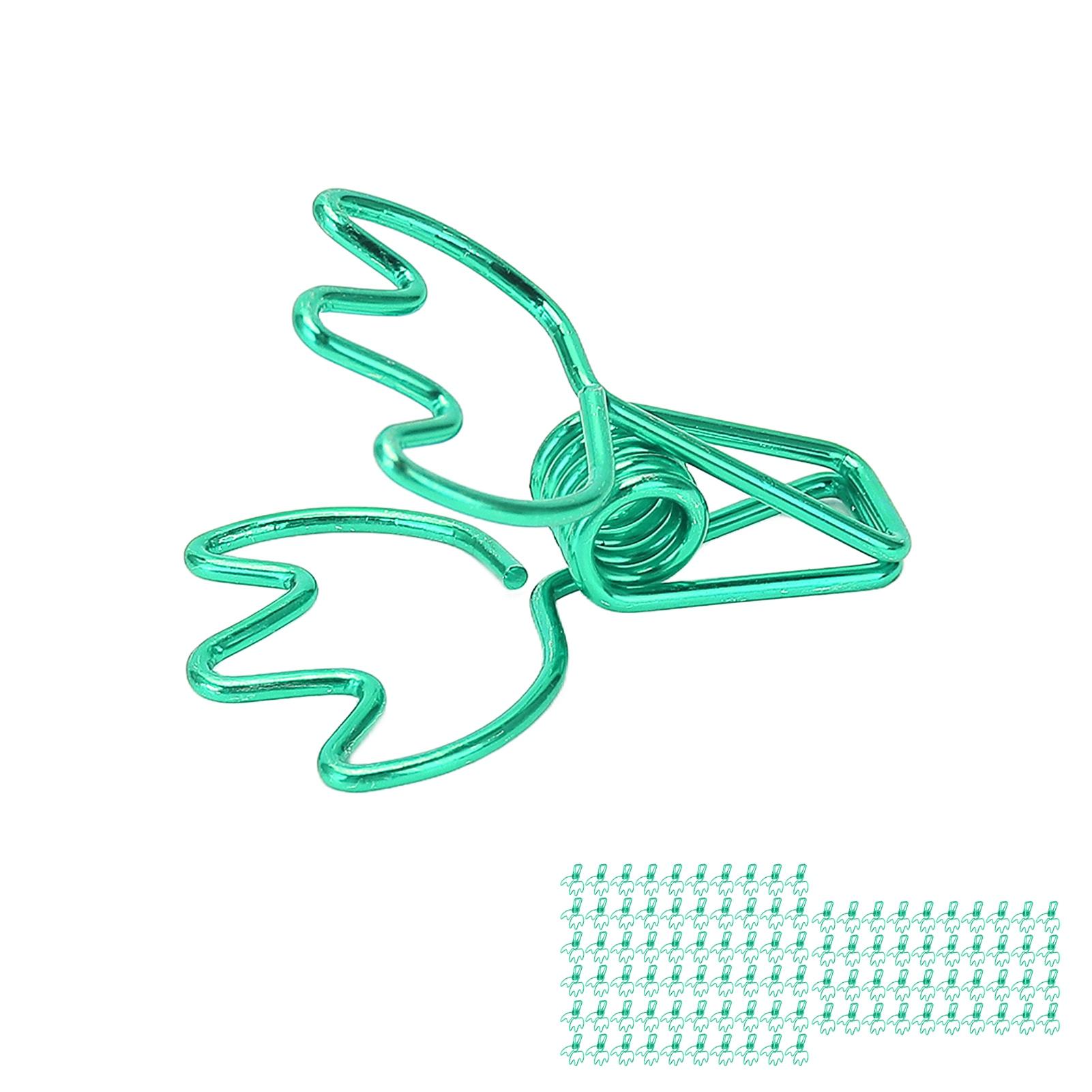 

100 Pcs Clips Metal Hollow Crown Shape Small Clips for Documents Certificates Tickets
