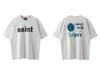 Saint Michael Double-Sided Logo Retro T-Shirt