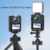 Camera Protective Cage Double Cold Shoe Mounts For OSMO360 Camera Enhances Stability And Accessory Expansion Frame