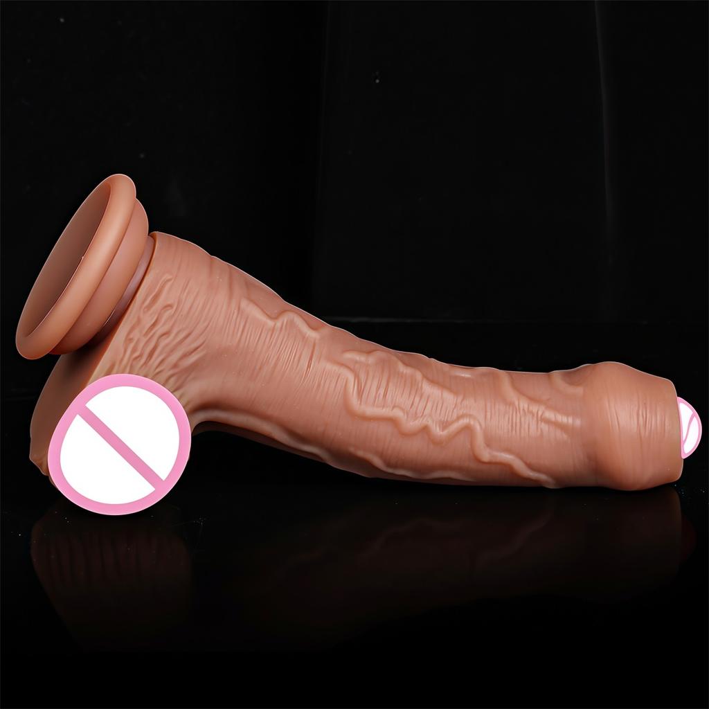 Cheap Soft Cock Realistic Strapon Big Dildo Skin Feel Small Penis Double Silicone Suction Cup Dick Gay Anal Sex Toys Men Women