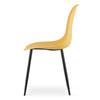 WAT chair mustard / black legs x 2
