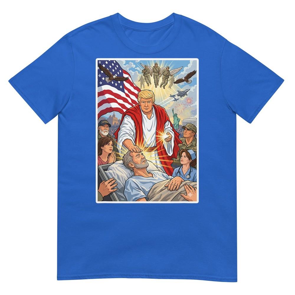 Trump As Jesus Patriotic Graphic Funny Unisex Unisex TShirt