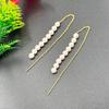 Design High-End Female Stud Earrings Imitation Long Earline Earrings