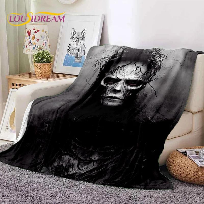 Gothic Horror Monsters Demon Ghost Soft Flannel Blanket for Beds Bedroom Sofa Picnic,Throw Blanket for Cover Outdoor Leisure Nap