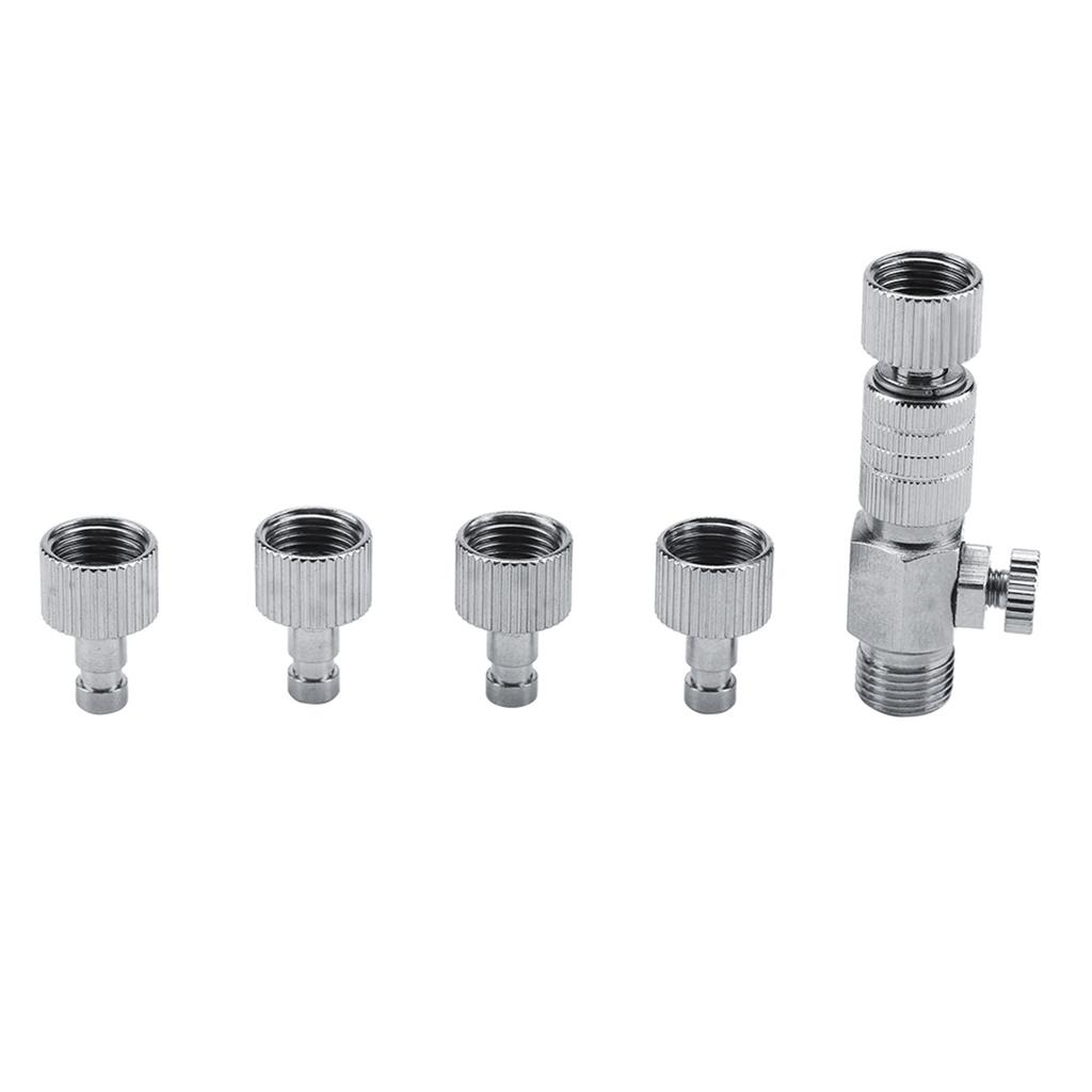 Disconnect Adapter Airbrush Air Horse Quick Connecter Set 1 8   Fittings Part with 4 Fittings