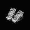 8x Blinds P-Shaped Clips Hooks Roller Blind with Screws and Plastic Pillars Loop