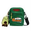 Stranger Things Canvas atmungsaktive kleine quadratische Tasche mit diagonalem Muster