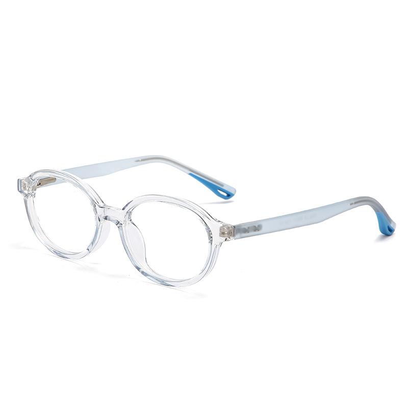 

6-11 Years Old Kids Oval Anti Blue Light Glasses Kids Diopter Optical Myopia Hyperopia Eyeglass Frames