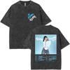 Butterfly Aitana Fashion Graphic Retro Washed Tshirt Men Women Short Sleeve Cotton T Shirts Aesthetic Trend Cotton YK Clothing