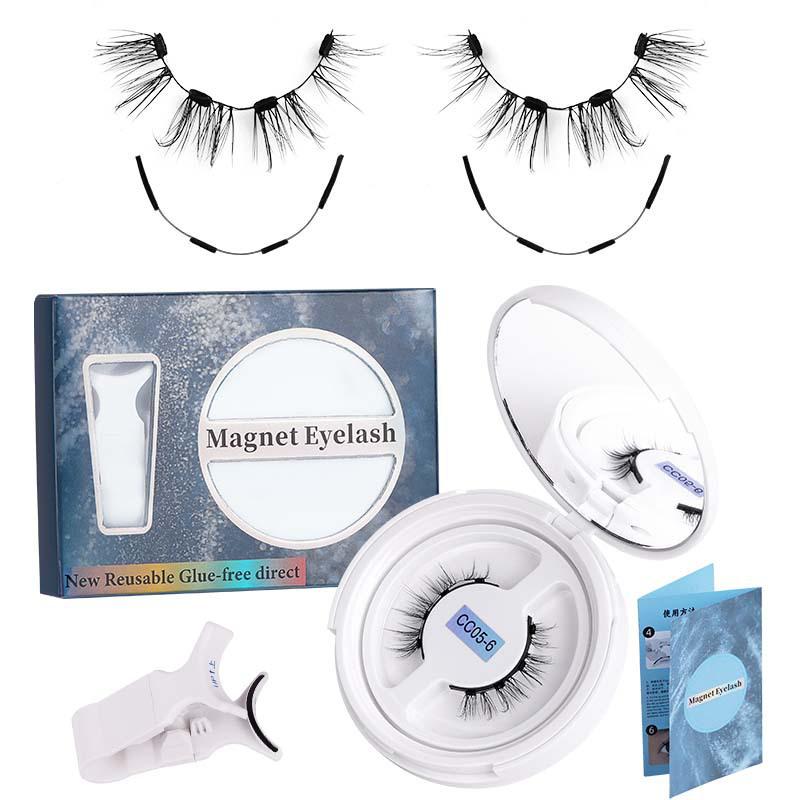 

Новий Набір Регульованих 5D Магнітних Шовкових Накладних Вій - Густі, Без клею, Стиль для міжнародної торгівлі Standard