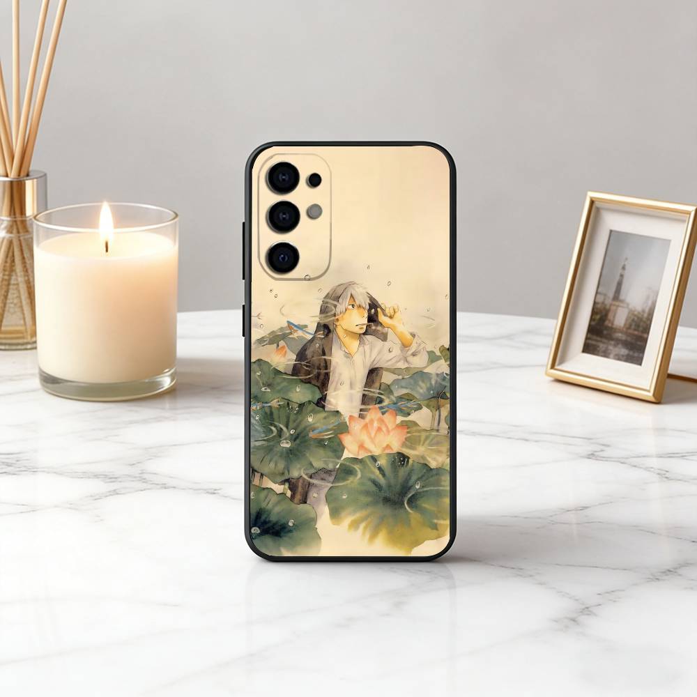

M-Mushishi G-Ginko-MGES Phone Case Black Silicone Soft For Samsung S25,S24,S21,S22,S23,S30,Ultra,S20,Plus,Fe,Lite Samsung S30plus5G