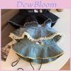 Hello Kitty Denim Fisher Hat With Wide Brim Sun Protection For Summer Outings