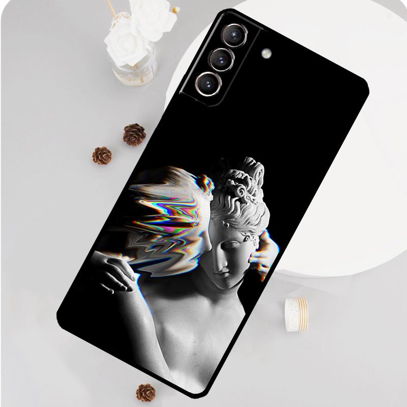 Greek Aesthetics Plaster statue Phone Case For Samsung Galaxy S24 S26 Ultra S20 S21 S22 S23 S25 Plus S10 S25 FE Funda Cover