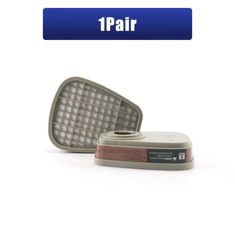 Organic 6001 Filter Cartridge Dustproof Cotton 5N11 5P71  For 6200/7502/6800 Gas Mask Chemical Respirator Painting Spraying