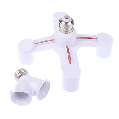 E27 Zu E27 LED Glühbirne Lampenfassung 2 1N 1/3 In 1/4 In 1/ 5 In 1 E27 Sockel Verteiler LED Lampenfassung Glühbirnenadapter Halter