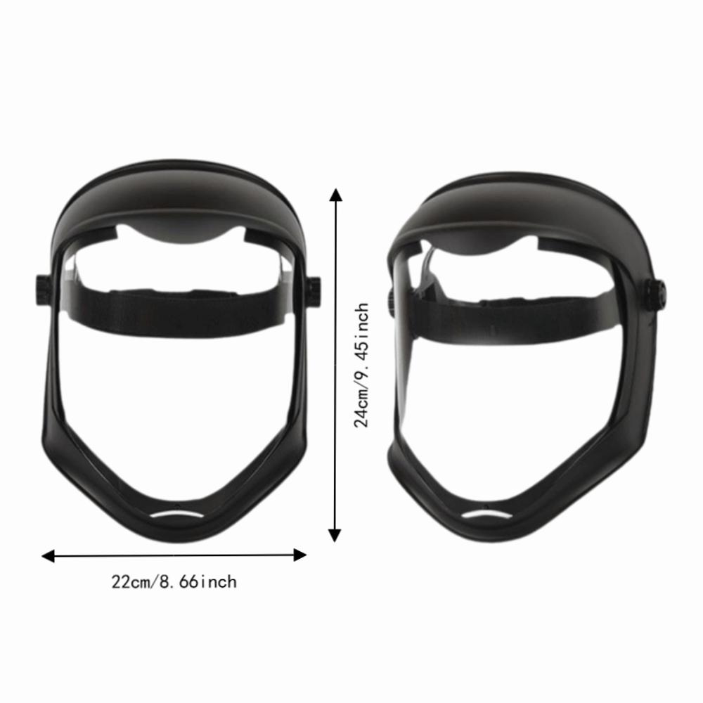 Anti Fog Safety Visor Anti Splash Welding Mask Reusable Transparent Mask Outdoor Use