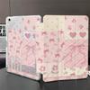 Floral Print Cartoon Case For iPad 11  10.9in 7th 8th 9th Gen 10.2 Case for iPad A16 11th Air 13 4 5 Pro 11 Case Y Fold