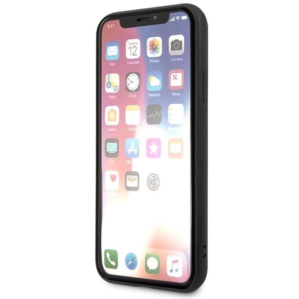 Etui Do iPhone X Karl Lagerfeld Saffiano Karl&Choupette Czarne