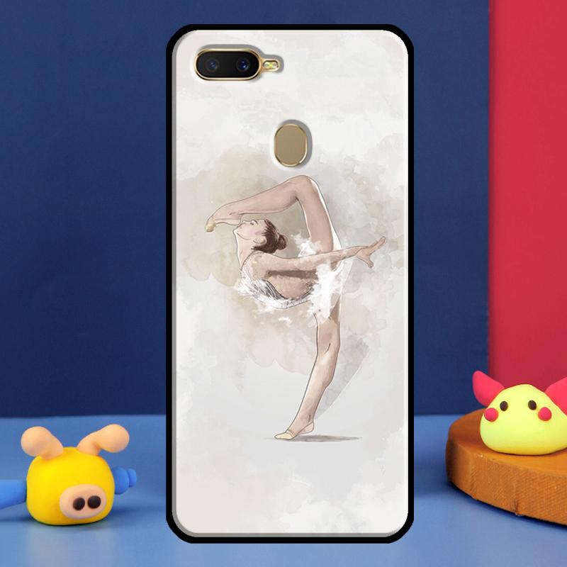 Love Gymnastics Case For Oppo A91 A5 A9 A16 A76 A96 A58 A78 A98 A52 A72 A74 A94 A54 S A57 A77 A15 A17 Cover