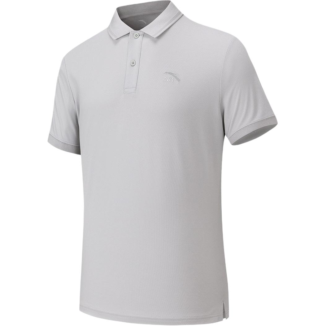 

Anta Casual Solid Color Pullover Short Sleeve Polo Shirt Men tops 152628116-2 M
