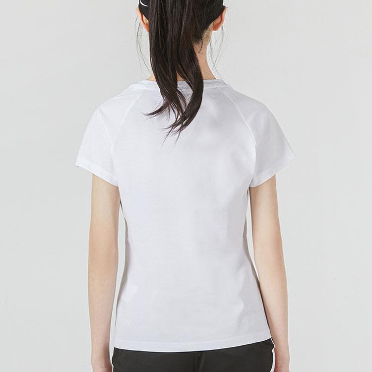 Under Armour Sport Round Neck Casual T-Shirt Women Tops White 22500523-100