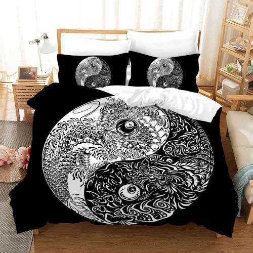 Yin Yang Duvet Cover Bedding Decoration Gift First Choice Suitable For Children Boys Girls And Adults Soft Warm And Breathable