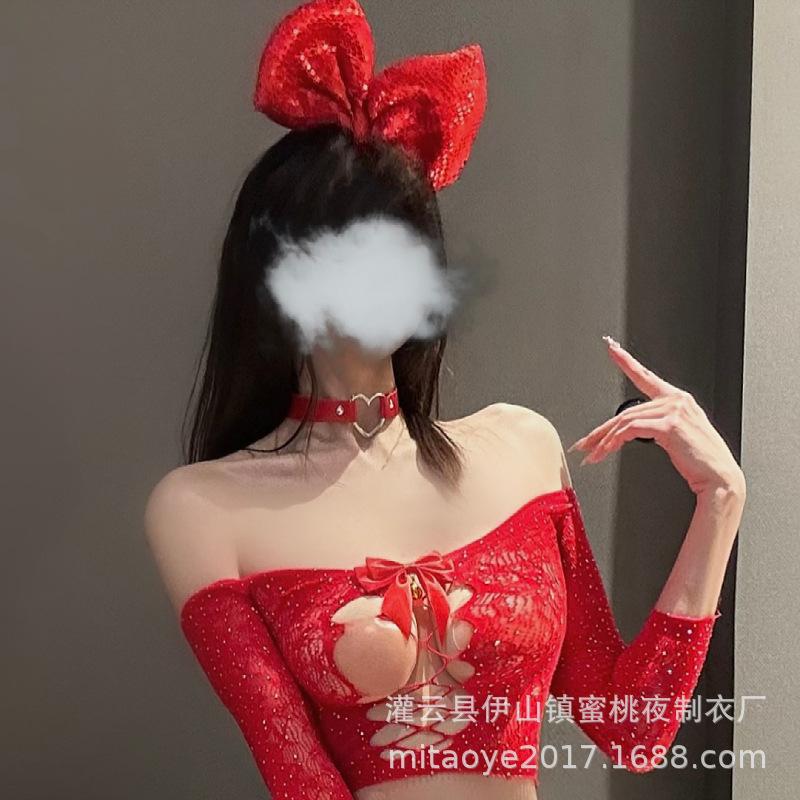 Christmas Reindeer Antler Bow Headband & Holiday Hat Accessory