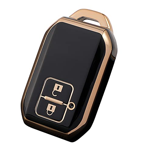 

Kinotaka Smart Key Cover for Suzuki Cars, Made of Soft TPU 2 Button Car M чёрный