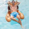 New Water Hammock Recliner Cartoon Animal Inflatable Floating Swimming Mattress Summer Swim Ring Adult Kid Pool Water Sports Toy