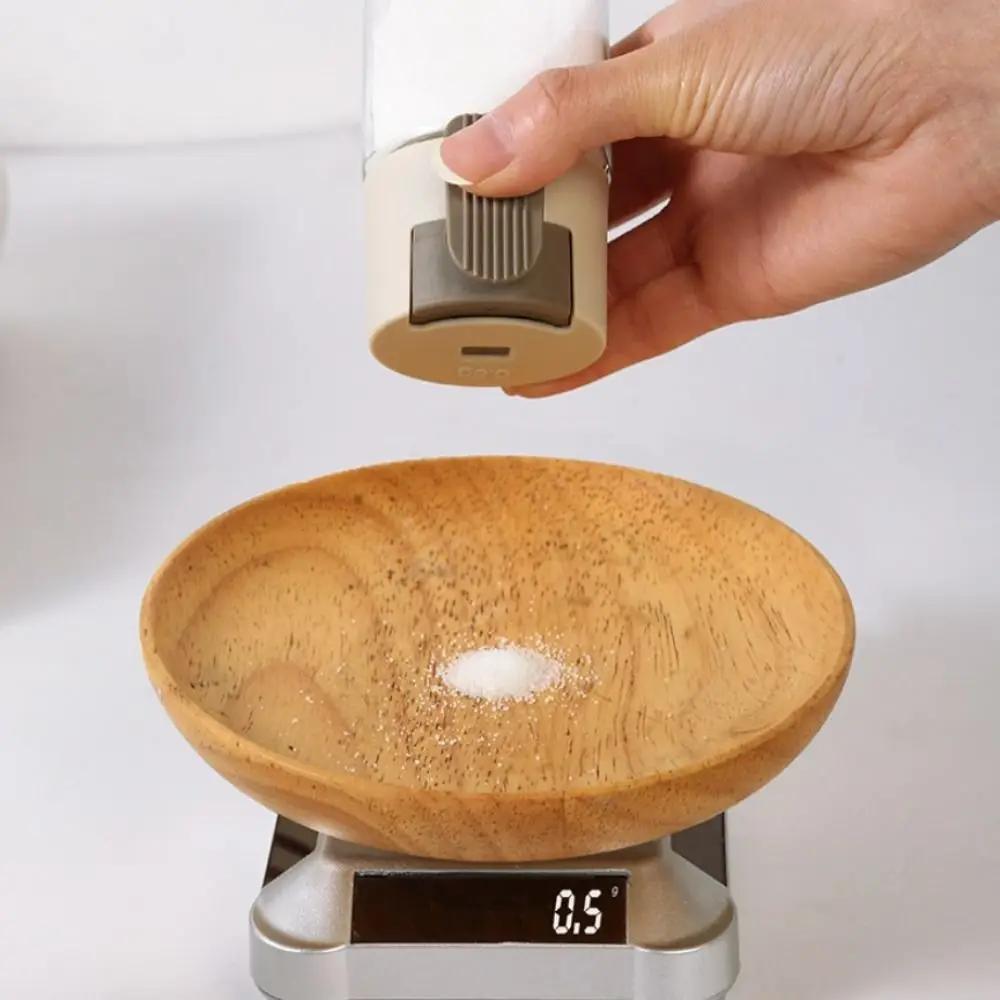 Glass Bottle Quantitative Salt Bottle Quantitative 0.5g Press Type Spice Dispenser Flavor Container Kitchen Accessories