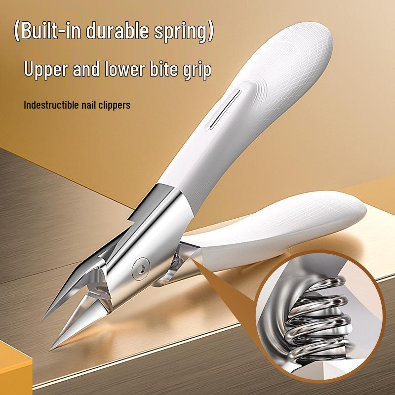 Multi-Functional Angled Stainless Steel Ingrown Nail Pliers for Thick Toenails