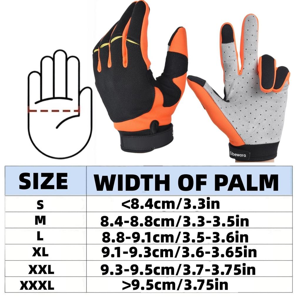 Outdoor Gloves Cycling Gloves Full Finger Bicycle Gloves Bike Gloves Touchscreen