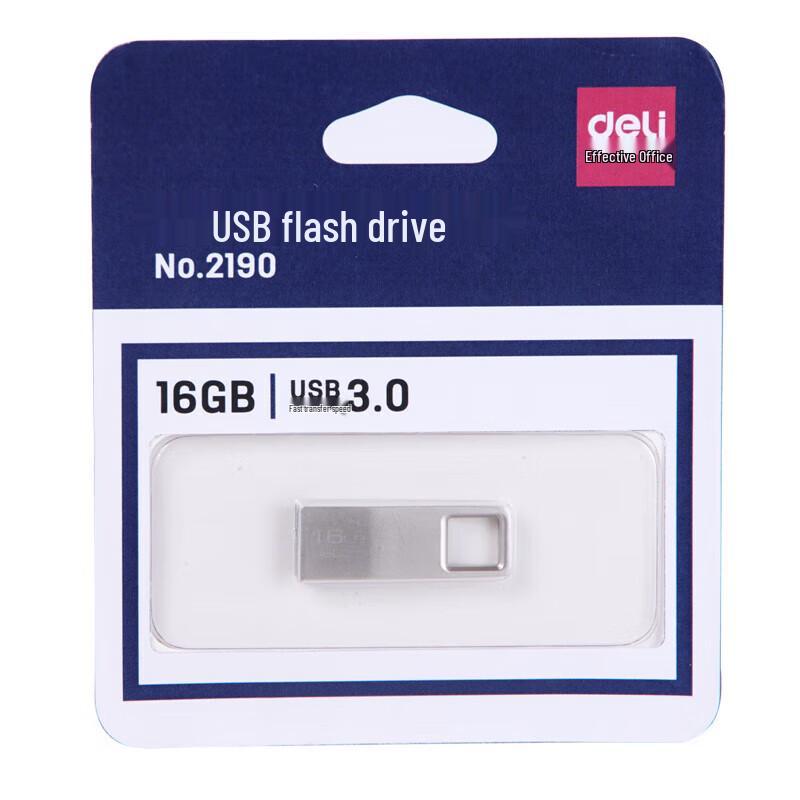 Deli 2190 16GB USB 3.0 Flash Drive 2-Pack