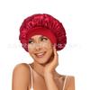 Women's wide-brimmed high-elastic hat satin nightcap hair shower cap high-end material satin hair cap
