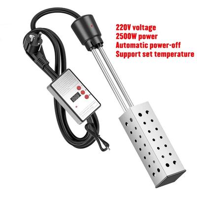 Přenosný elektrický topný kotel, topné těleso, koupelnová termostatická vložka, bazén, 220V, 2000W-2500W
