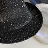 Mardi Gras Sequins Fedoras Hat for Adult Unisex Masquerade Carnivals Mesh Derby Hat Performances Hat with Rolled Up Brim